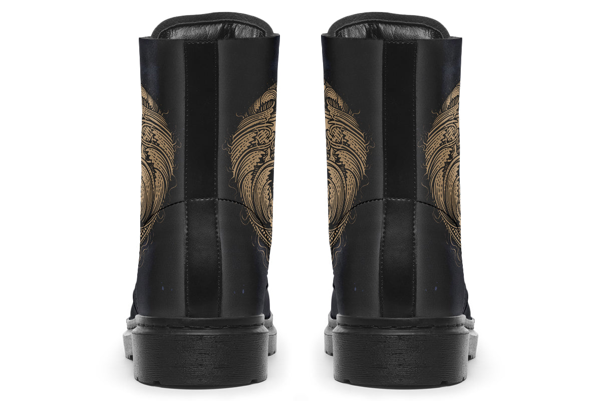 Skull Sun And Moon Boots