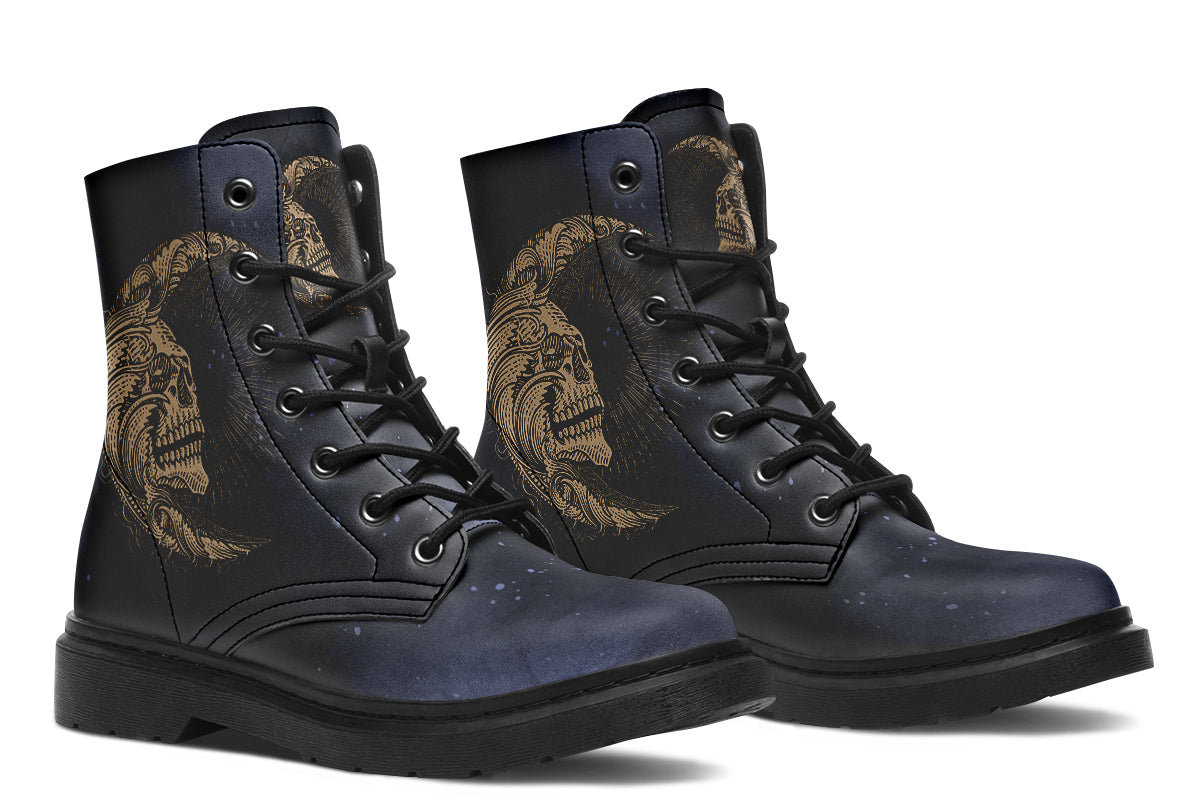 Skull Sun And Moon Boots