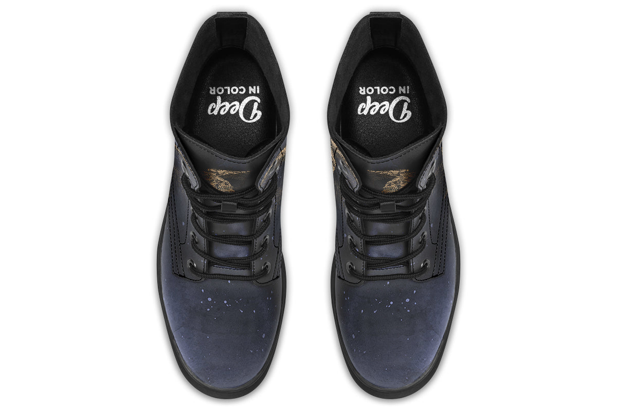 Skull Sun And Moon Boots