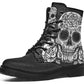 White Sugar Skull Boots