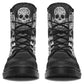 White Sugar Skull Boots