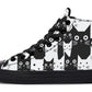 Black And White Cats Hightops