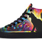 Black Cat In Colors Hightops