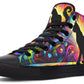 Black Cat In Colors Hightops