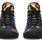 Black Cat In Colors Hightops