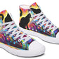 Black Cat In Colors Hightops
