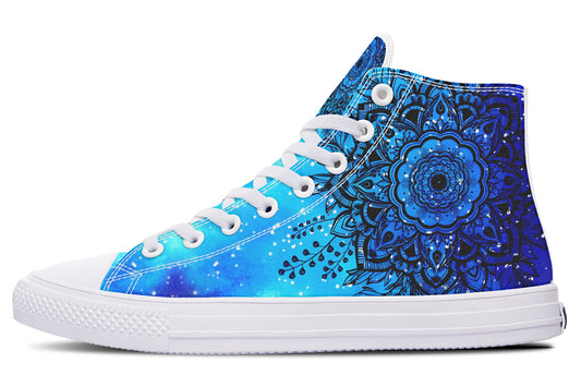 Blue Mandala Hightops