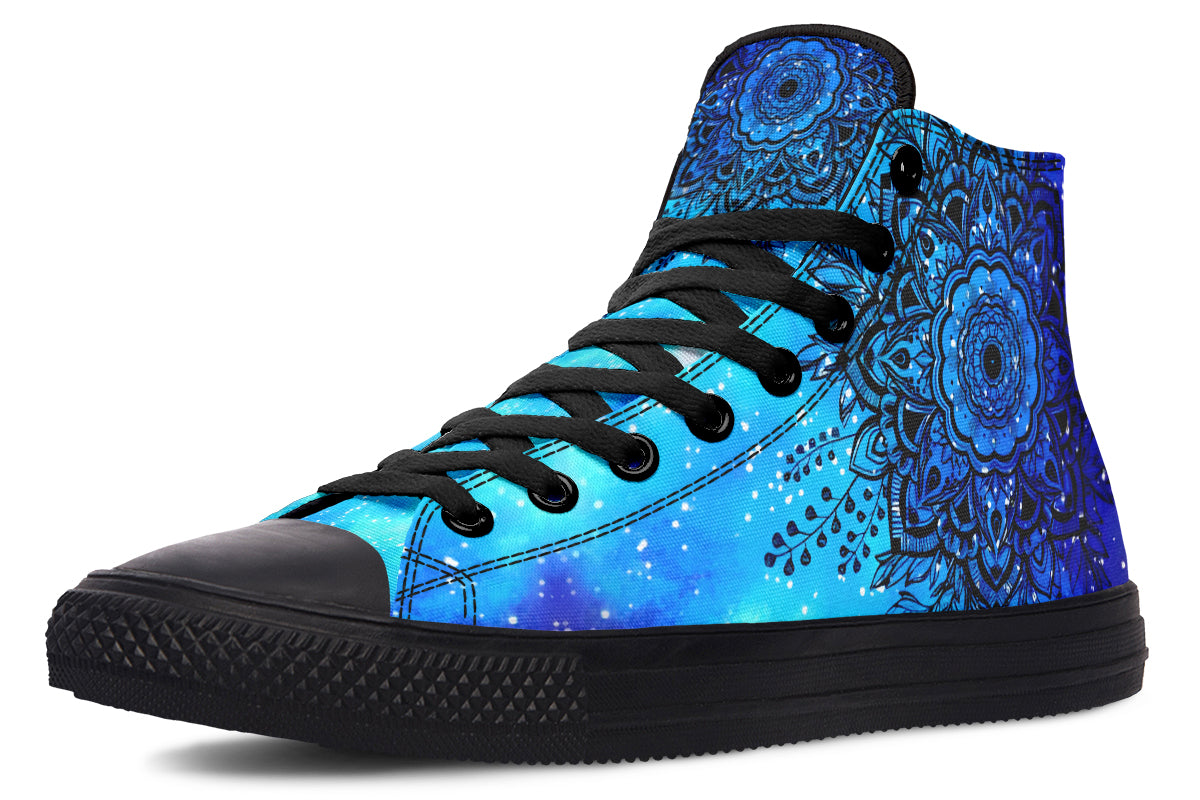 Blue Mandala Hightops