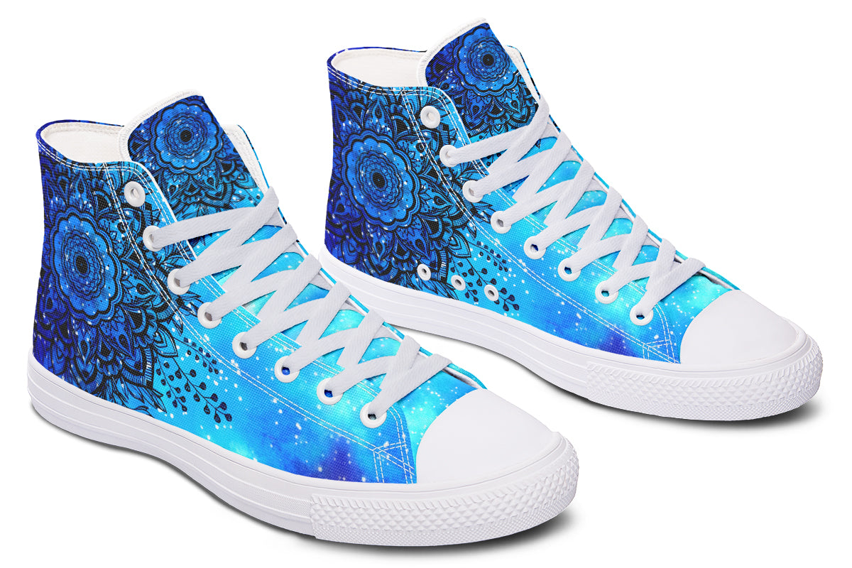 Blue Mandala Hightops