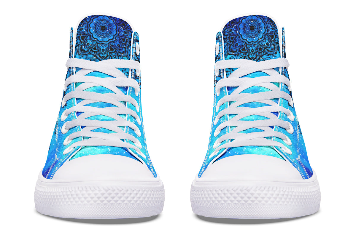 Blue Mandala Hightops