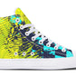 Checkered Green Grunge Hightops