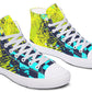 Checkered Green Grunge Hightops