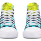 Checkered Green Grunge Hightops