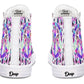 Color Peace Feather Hightops