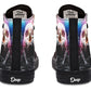 Colored Forest Skull Hightops