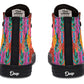 Colorful Abstract Leaves Hightops