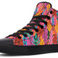 Colorful Abstract Leaves Hightops