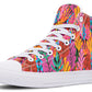 Colorful Abstract Leaves Hightops