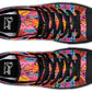 Colorful Abstract Leaves Hightops