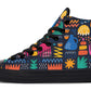 Colorful Doodle Shapes Hightops