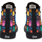 Colorful Doodle Shapes Hightops