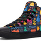 Colorful Doodle Shapes Hightops
