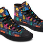 Colorful Doodle Shapes Hightops