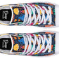 Colorful Doodle Shapes Hightops
