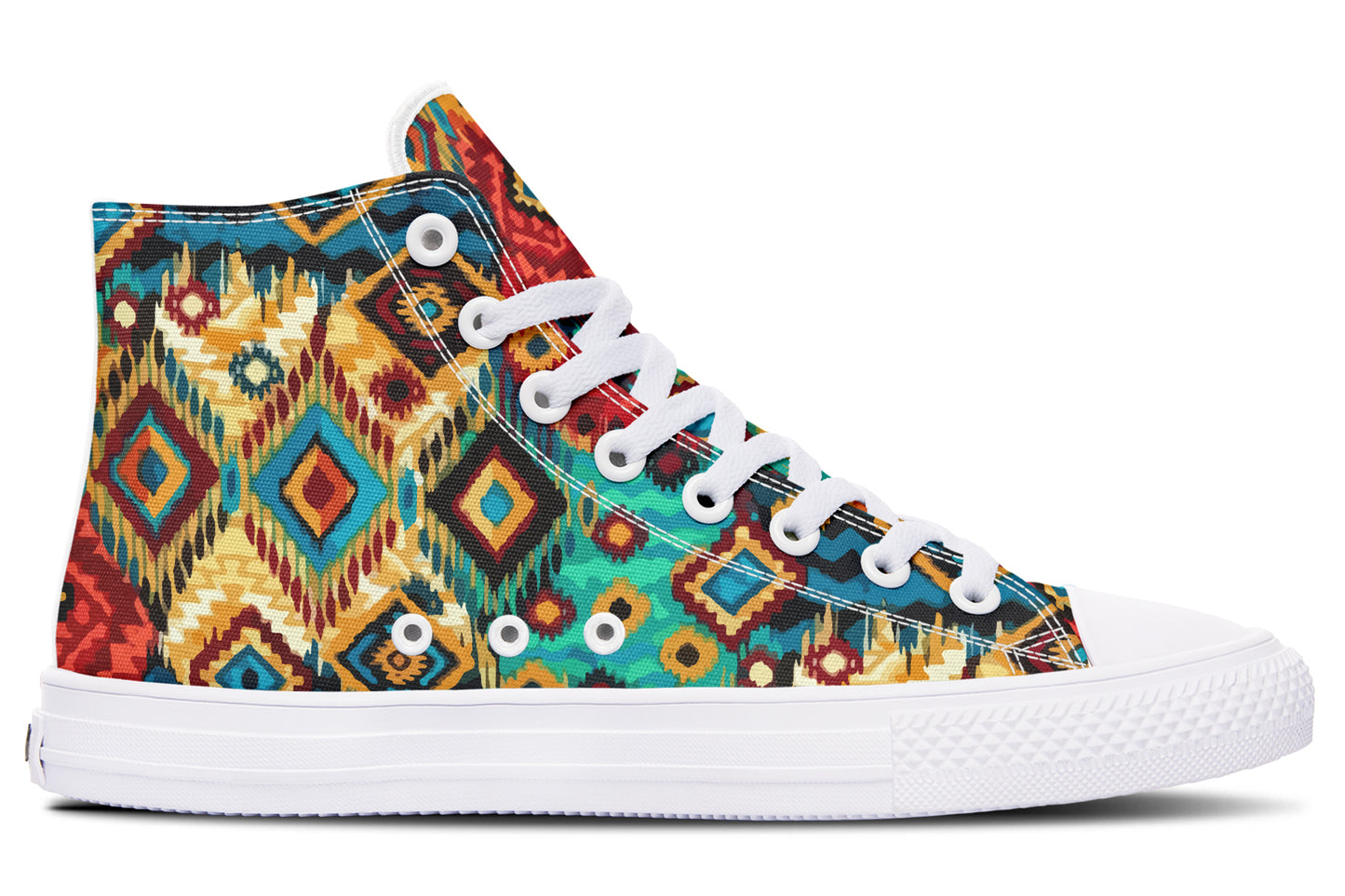 Colorful Ethnic Tribal Hightops