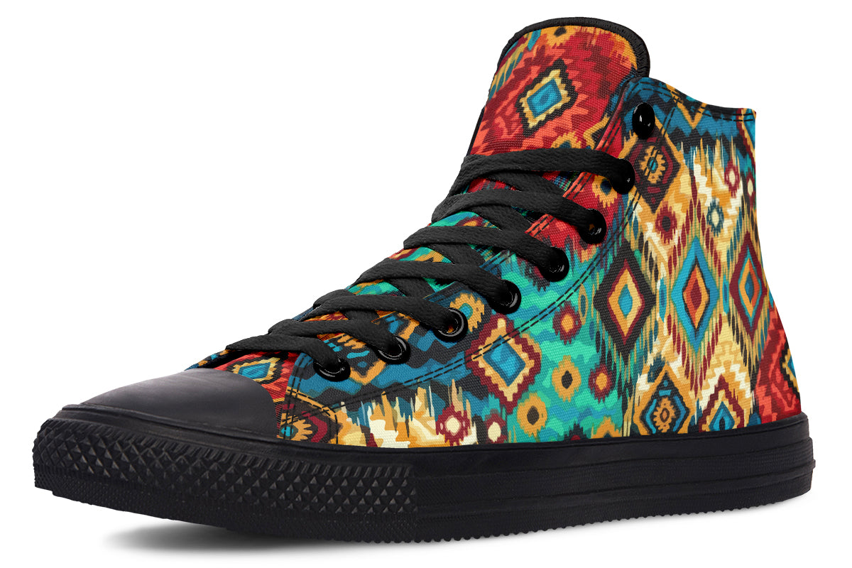 Colorful Ethnic Tribal Hightops