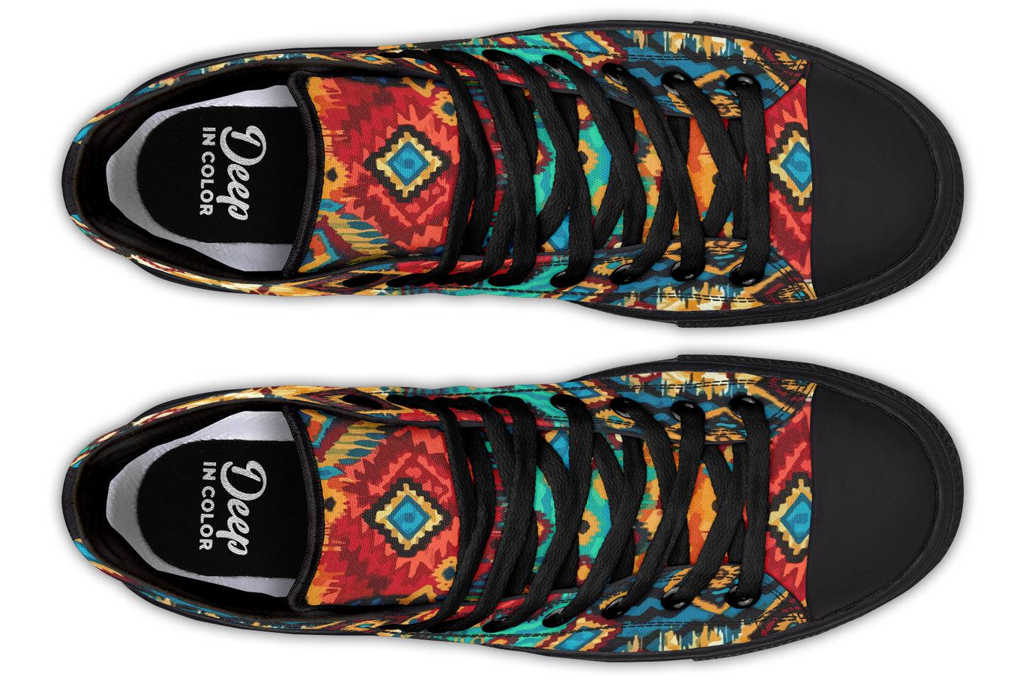 Colorful Ethnic Tribal Hightops