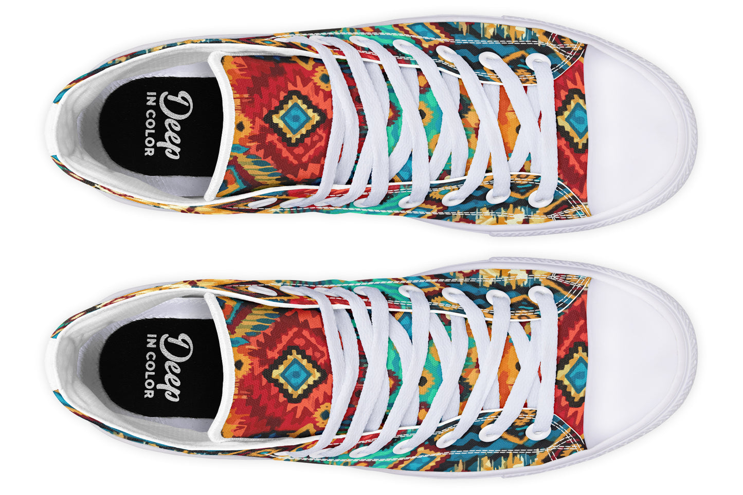 Colorful Ethnic Tribal Hightops
