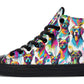 Colorful Funky Dogs Hightops