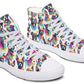 Colorful Funky Dogs Hightops