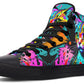 Colorful Graffiti Cat Hightops