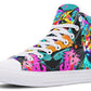 Colorful Graffiti Cat Hightops