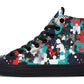 Colorful Grunge Puzzle Hightops
