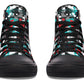 Colorful Grunge Puzzle Hightops