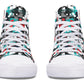 Colorful Grunge Puzzle Hightops