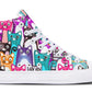 Colorful Happy Cats Hightops