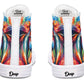 Colorful Horse Splash Hightops
