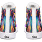 Colorful Lion Hightops