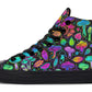 Colorful Mushrooms High Tops