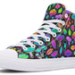 Colorful Mushrooms High Tops
