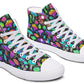 Colorful Mushrooms High Tops