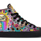 Colorful Music Skull Hightops
