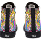 Colorful Music Skull Hightops