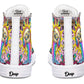 Colorful Music Skull Hightops
