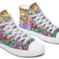 Colorful Music Skull Hightops