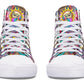 Colorful Music Skull Hightops